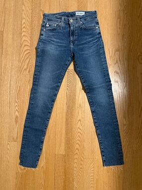 AG Adriano Goldschmied Women’s Skinny Jeans - Dark Blue Wash